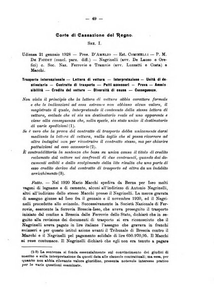 Le ferrovie italiane rivista quindicinale di dottrina, giurisprudenza, legislazione ed amministrazione ferroviaria