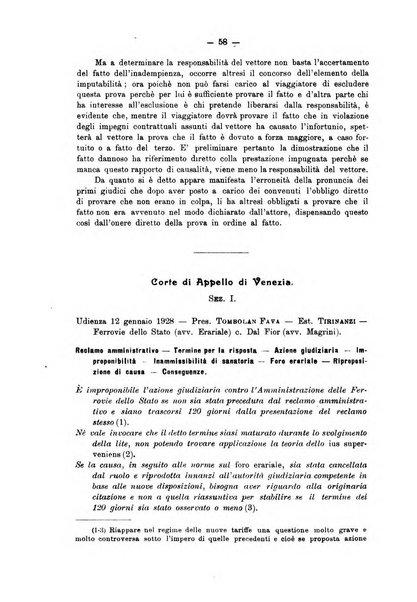 Le ferrovie italiane rivista quindicinale di dottrina, giurisprudenza, legislazione ed amministrazione ferroviaria