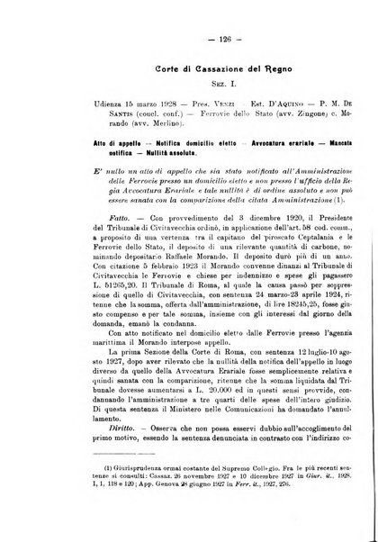 Le ferrovie italiane rivista quindicinale di dottrina, giurisprudenza, legislazione ed amministrazione ferroviaria