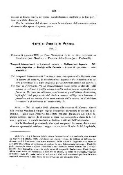 Le ferrovie italiane rivista quindicinale di dottrina, giurisprudenza, legislazione ed amministrazione ferroviaria