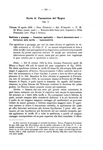 Le ferrovie italiane rivista quindicinale di dottrina, giurisprudenza, legislazione ed amministrazione ferroviaria