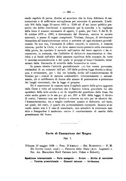 Le ferrovie italiane rivista quindicinale di dottrina, giurisprudenza, legislazione ed amministrazione ferroviaria