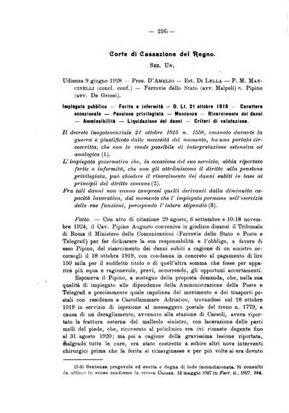 Le ferrovie italiane rivista quindicinale di dottrina, giurisprudenza, legislazione ed amministrazione ferroviaria