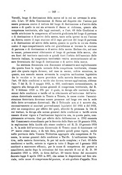 Le ferrovie italiane rivista quindicinale di dottrina, giurisprudenza, legislazione ed amministrazione ferroviaria