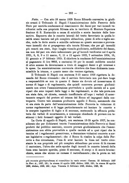 Le ferrovie italiane rivista quindicinale di dottrina, giurisprudenza, legislazione ed amministrazione ferroviaria