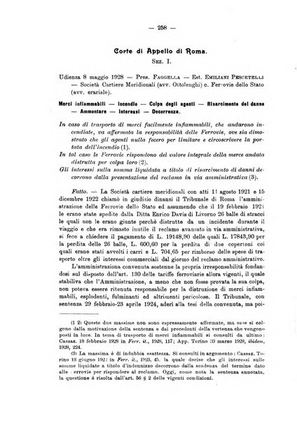 Le ferrovie italiane rivista quindicinale di dottrina, giurisprudenza, legislazione ed amministrazione ferroviaria