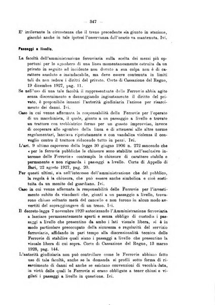 Le ferrovie italiane rivista quindicinale di dottrina, giurisprudenza, legislazione ed amministrazione ferroviaria