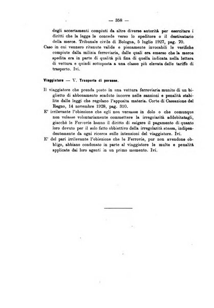 Le ferrovie italiane rivista quindicinale di dottrina, giurisprudenza, legislazione ed amministrazione ferroviaria