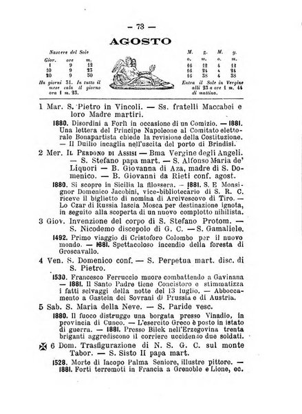 Calendario ecclesiastico