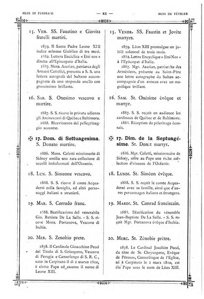 Calendario ecclesiastico