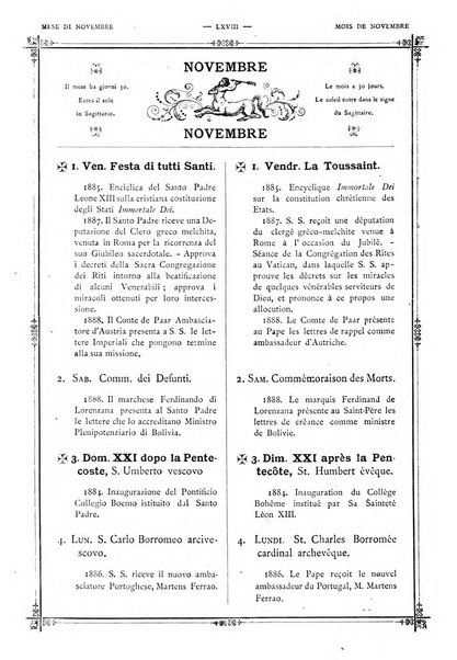 Calendario ecclesiastico