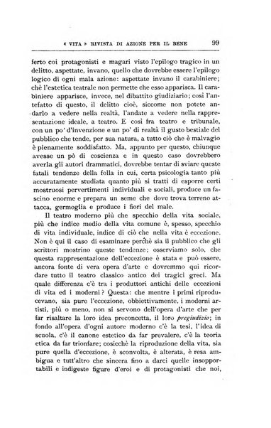 La vita rivista mensile dell'Unione giovanile per la moralità