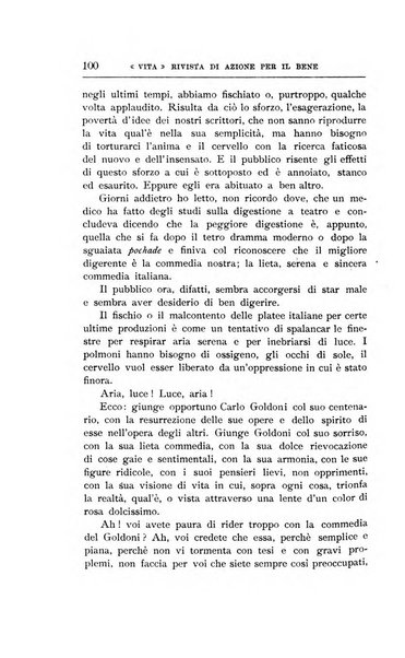 La vita rivista mensile dell'Unione giovanile per la moralità