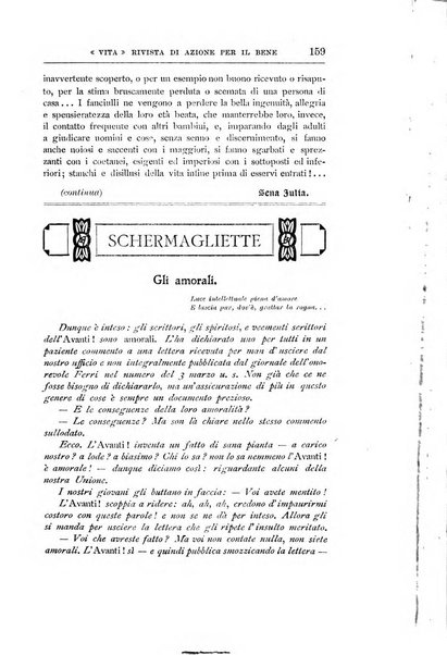 La vita rivista mensile dell'Unione giovanile per la moralità