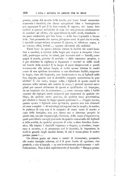 La vita rivista mensile dell'Unione giovanile per la moralità