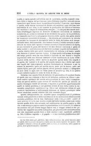 La vita rivista mensile dell'Unione giovanile per la moralità