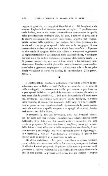 La vita rivista mensile dell'Unione giovanile per la moralità