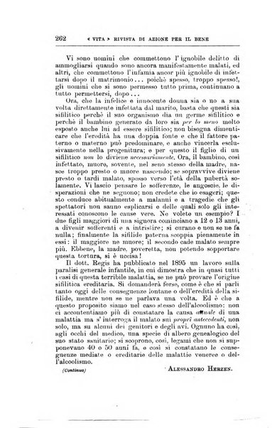 La vita rivista mensile dell'Unione giovanile per la moralità