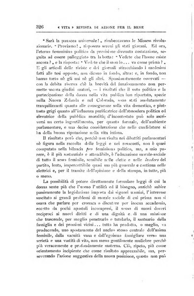 La vita rivista mensile dell'Unione giovanile per la moralità