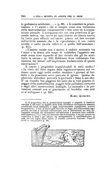 La vita rivista mensile dell'Unione giovanile per la moralità