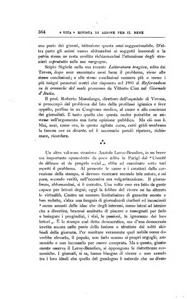 La vita rivista mensile dell'Unione giovanile per la moralità