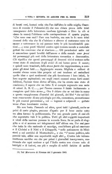 La vita rivista mensile dell'Unione giovanile per la moralità