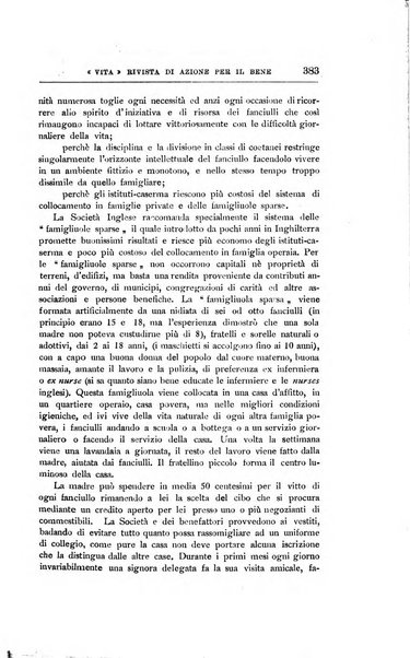 La vita rivista mensile dell'Unione giovanile per la moralità