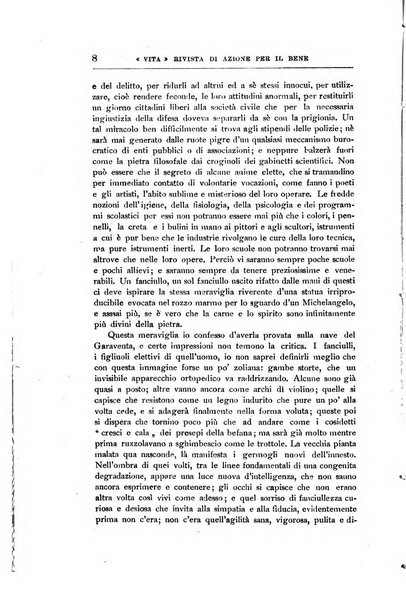 La vita rivista mensile dell'Unione giovanile per la moralità