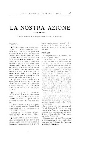 La vita rivista mensile dell'Unione giovanile per la moralità