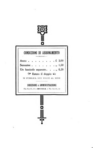 La vita rivista mensile dell'Unione giovanile per la moralità