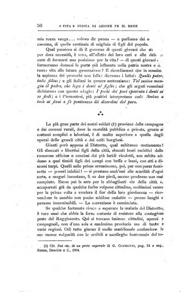 La vita rivista mensile dell'Unione giovanile per la moralità