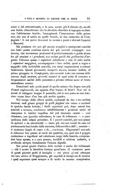 La vita rivista mensile dell'Unione giovanile per la moralità