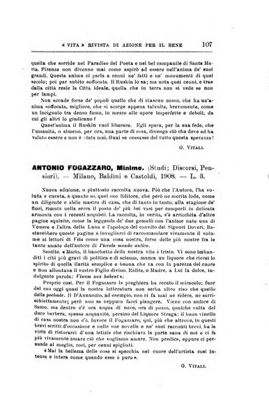 La vita rivista mensile dell'Unione giovanile per la moralità