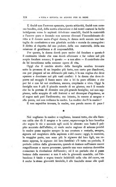 La vita rivista mensile dell'Unione giovanile per la moralità