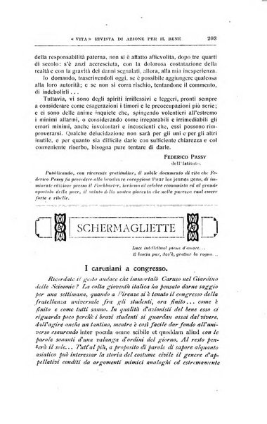 La vita rivista mensile dell'Unione giovanile per la moralità