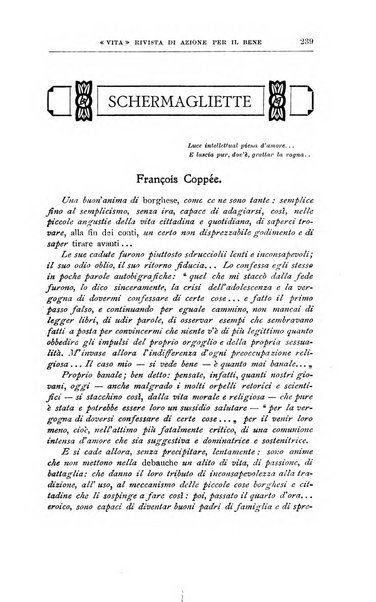 La vita rivista mensile dell'Unione giovanile per la moralità