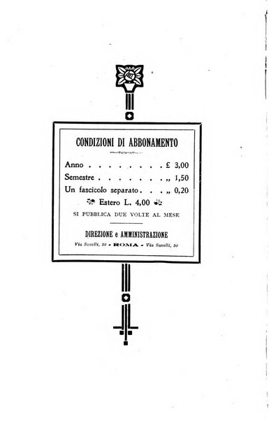 La vita rivista mensile dell'Unione giovanile per la moralità