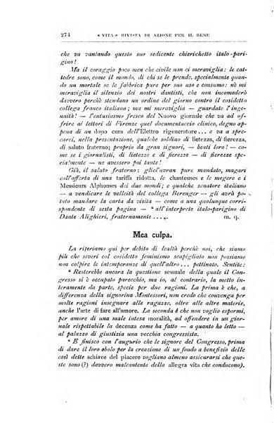 La vita rivista mensile dell'Unione giovanile per la moralità