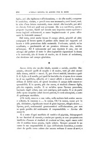 La vita rivista mensile dell'Unione giovanile per la moralità