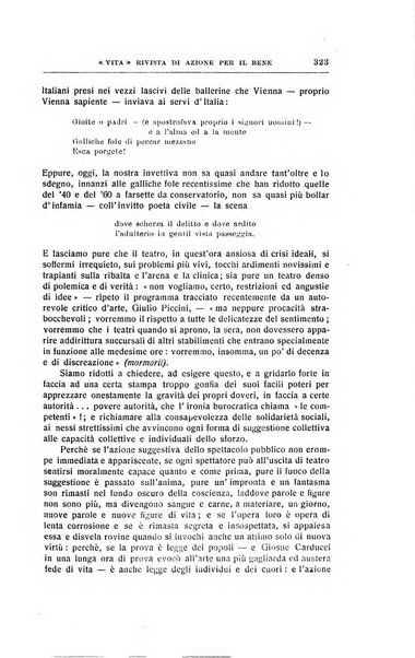 La vita rivista mensile dell'Unione giovanile per la moralità