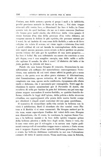 La vita rivista mensile dell'Unione giovanile per la moralità