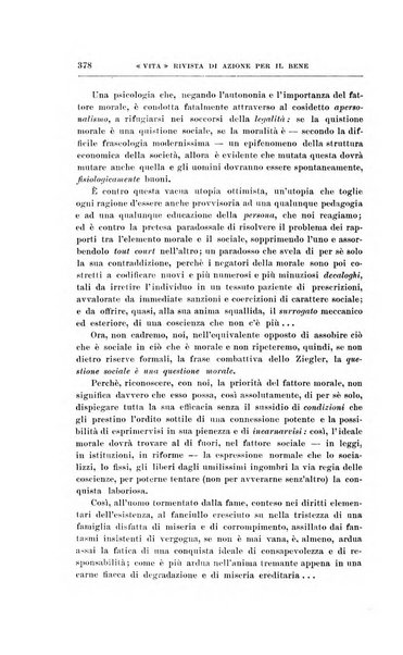 La vita rivista mensile dell'Unione giovanile per la moralità