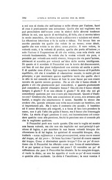 La vita rivista mensile dell'Unione giovanile per la moralità