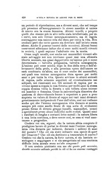 La vita rivista mensile dell'Unione giovanile per la moralità