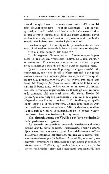 La vita rivista mensile dell'Unione giovanile per la moralità