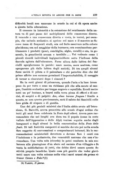 La vita rivista mensile dell'Unione giovanile per la moralità