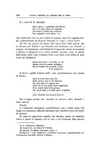 La vita rivista mensile dell'Unione giovanile per la moralità