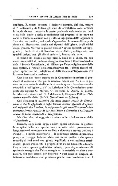 La vita rivista mensile dell'Unione giovanile per la moralità