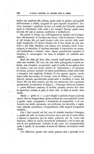 La vita rivista mensile dell'Unione giovanile per la moralità