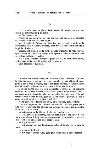 La vita rivista mensile dell'Unione giovanile per la moralità